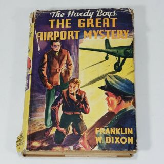 The Great Airport Mystery,  Hardy Boys,  Franklin W.  Dixon,  1930,  Vintage,  Hc/dj