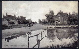 The Pond,  North Warnborough,  Odiham.  1906 Vintage Postcard.  Postage