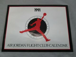 Michael Jordan Flight Club Calendar Vintage 1991 Air Jordan
