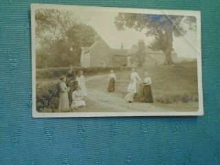 Vintage Wirksworth Derbyshire Rp Postcard - See Pictures
