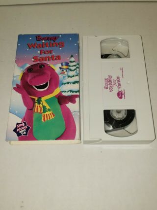 Barney And The Backyard Gang Waiting For Santa Vhs Tape Vintage Rare