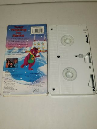 Barney And The Backyard Gang Waiting For Santa VHS Tape Vintage Rare 2