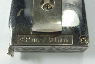 Vintage Lufkin 12 ' W9212 Pocket Measuring Tape | 1/2 in x 12 ft | Made In USA 3
