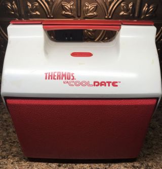 Vintage Thermos Lil Cooldate Cooler Ice Chest,  Camping,  Work,  Picnics