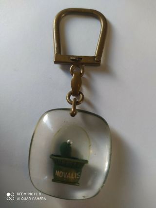 Porte - Clés Bourbon Mobile Pilon Pharmacie Novalis Keychain Vintage Années 60