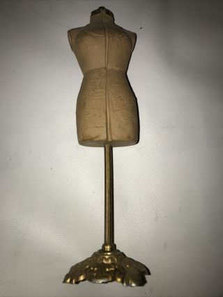 Antique Table Top Miniature Dress Form