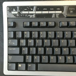 Vintage HP Keyboard,  PS/2 5209 P/N 5187 - 3550 3