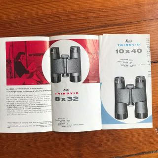 Vintage Leitz Trinovid Binoculars Ad Brochure 3
