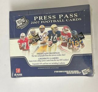 2007 Press Pass Hobby Edition Football Hobby Box Factory