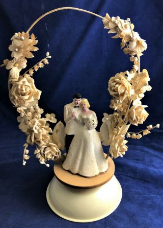 Vintage Musical Wedding Cake Topper - Here Comes The Bride - Koppel Switzerland