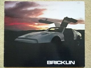 Bricklin " Sv 1 " - Ford V8engine - 1975 - Usa Sales Brochure,  Prospekte,  Folder