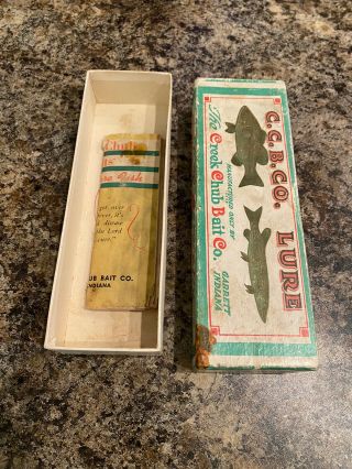 Vintage Tough Creek Chub Husky Musky Fishing Lure Box Only