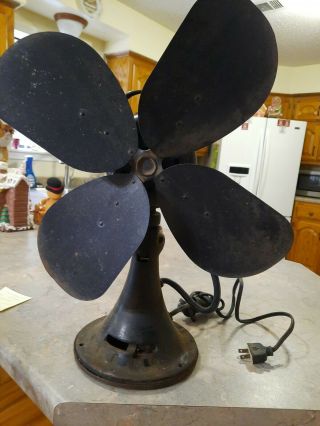 Vintage Antique Emerson Electric Oscillating Fan