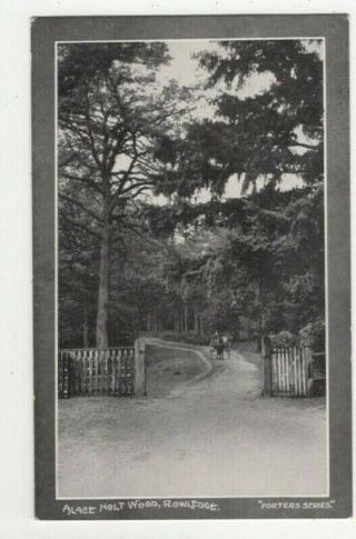 Rowledge Alace Holt Wood Farnham Surrey 24 Dec 1907 Vintage Postcard Porter 337c