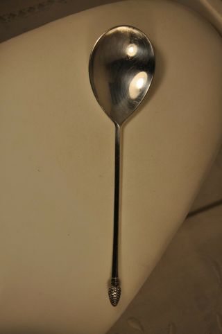 Cuillere Service A Caviar Ancien Argent Massif Antique Solid Silver Spoon 1905