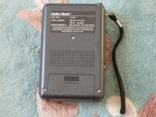 Vintage Radio Shack 12 - 454 Black Portable Personal AM FM Radio -, 2
