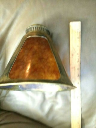Antique Vintage Arts And Crafts Mission Mica Lamp Shade