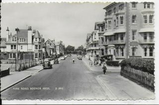 Rare Vintage Postcard,  Park Road,  Bognor Regis,  West Sussex,  Rp