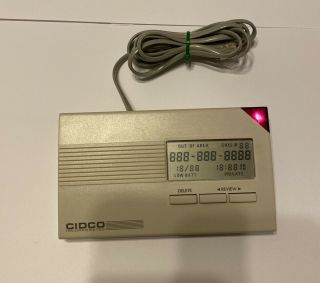 Rare Vintage 1992 2 Line Cidco Caller Id Model Sn - 30a - 02