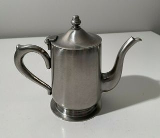 Vintage Brandware Japan Stainless Steel Individual Teapot / Coffee Pot