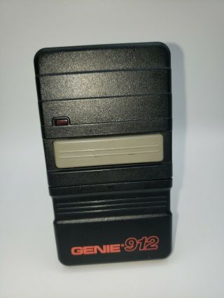 OEM Genie GT912 9 or 12 Dipswitch Garage Door Opener with visor clip 390MHz 2