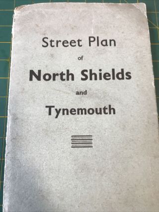 Vintage Street Plan Of North Shields And Tynemouth Tyne And Wear Northeast 2