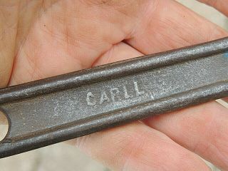 Antique,  Vintage 6” Carll Reversable Adjustable Wrench,  Pat ' d May 6,  1913 2