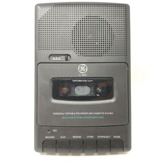 Vintage Ge 3 - 5027a Personal Portable Recorder & Cassette Player