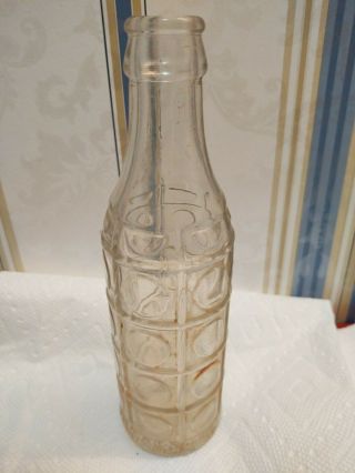 Vintage Orange Crush Soda Bottle 6 Fl.  Oz.  Clear Ribbed Glass - Martin Tn