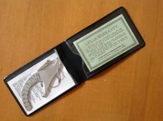 Vintage Triner 0 - 4 Ounces Hanging Letter Postal Postage Clip On Scale W/case