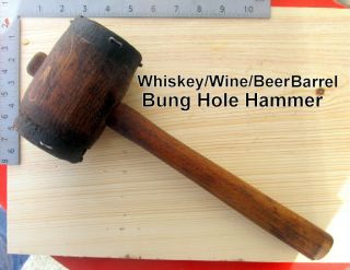 Whiskey/wine/beer Barrel Bung Hole Hammer Vintage 1lb 3 " 