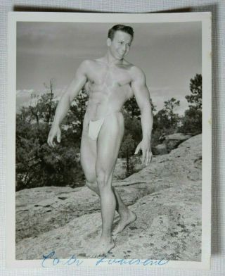 Vintage Western Photography Guild,  Posing Strap Era Male Nude,  4x5