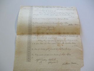 Antique Famous Autograph Museum Quality 18th Century To Blair 1792 Document Old