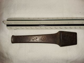 Vintage/antique C.  S.  Osborne 7/8 Oblong Hole Punch Hand Leather Tool,