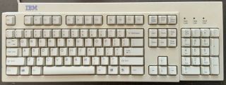 Vintage Mechanical Ibm Keyboard,  Wired,  Ps/2 (kb - 7953)