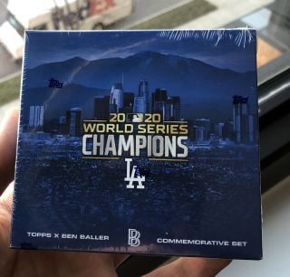 2020 Ben Baller Los Angeles Dodgers World Series Cahmpions Team Set Box In Hand