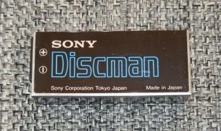 Vintage Sony Discman Rechargable Battery Bp - 2ex Dc 4v 600mah -