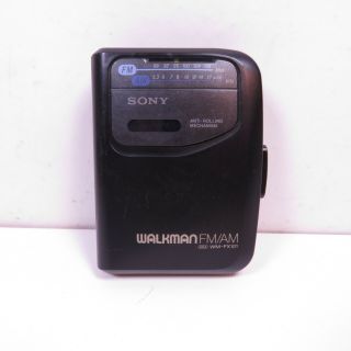 Vintage Sony Walkman Fm/am Wm - Fx101 Cassette Tape Player & Fm/am Radio