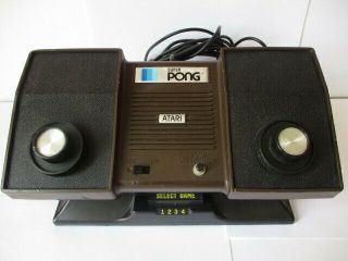 Vintage Atari Pong Console C - 140 1976 Not