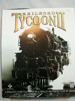 Railroad Tycoon Ii 2 Big Box Pc Game Vintage 1998