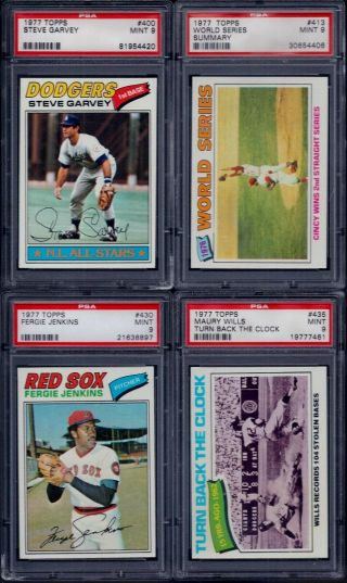 PSA 9 1977 Topps 550 Randy Jones San Diego Padres Cy Young ONLY TUFF 3