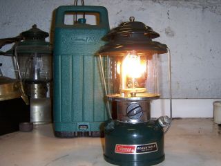 Vintage Coleman Lantern Model 288a,  With Carry Case,  1990,