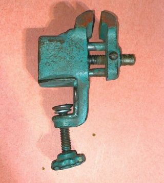 Vintage Small Mini Tiny Metal Bench Vice Jewelers Hobby Machinist