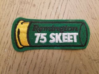 Vtg 1980s Remington 75 Skeet Shooting Embroidered Jacket Vest 4 " Patch Trap Clay