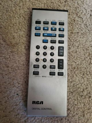Vintage Rca Television Tv Digital Control Remote Rare