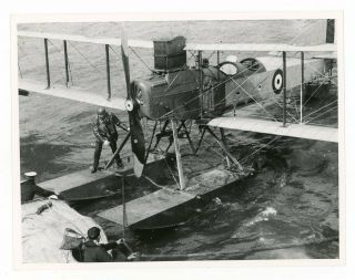 Photograph Of Short Type 184 Seaplane Rnas/rfc C.  1917