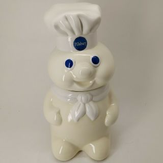 Vintage 1988 Pillsbury Doughboy 12 " Ceramic Cookie Jar Benjamin & Medwin Inc