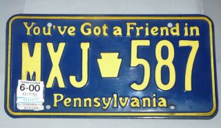 2000 Yellow On Blue Pennsylvania You 
