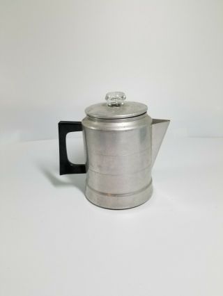 Vintage Comet Aluminum Percolator Coffee Pot Made In Usa