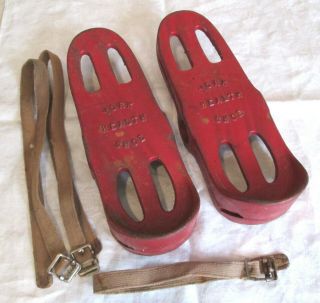 Vintage Cast Iron York Health Shoes Weights
